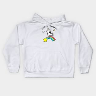 Cute Puppy Unicorn Shirt: Look I'm A Puppycorn Kids Hoodie